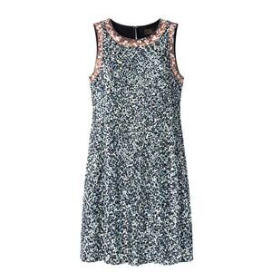 Varun Bahl Astronomy Sequin Dress Sleeveless Cocktail Party Formal - Size 4